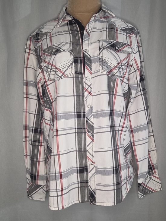 BKE Tops - BKE Pearl Snap Women's Plaid Button-up Shirt Size Medium
